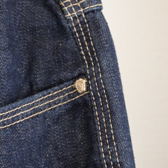 Versace Dark Wash Contrast Stitch Jeans Sz 28 - Picture 7 of 9